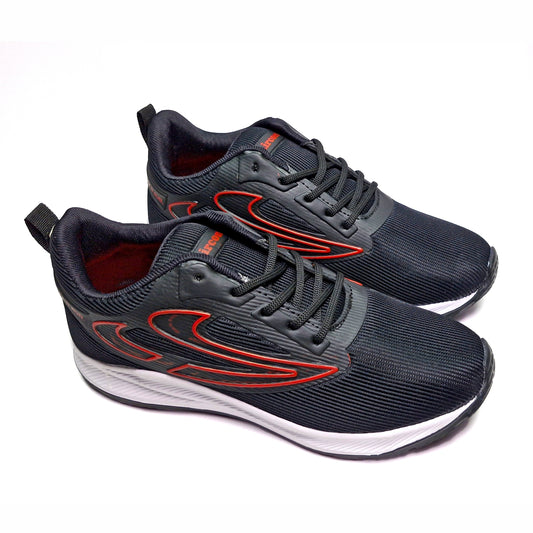 Future-6 Men's Sports Running Walking Casual Stylish & Lightweight Shoes Casuals For Men (Black, Red , 6)