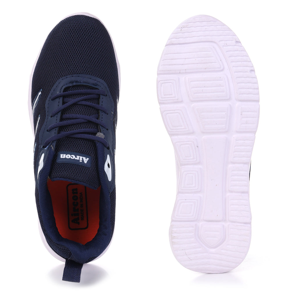 CHARGE-1 Men's Sports Running Walking Casual Stylish & Lightweight Shoes Casuals For Men (Navy, Blue , 8)