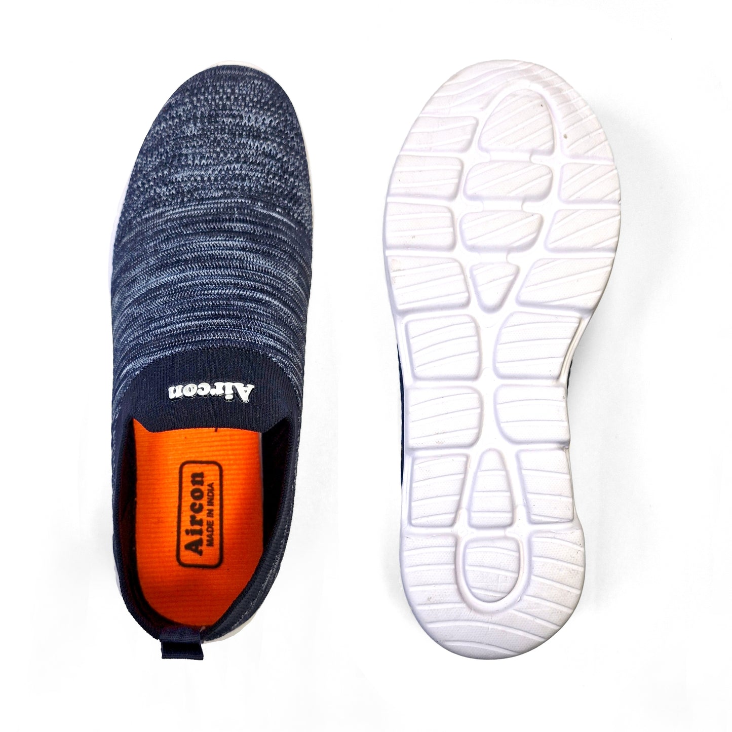 MAX-2 Men's Sports Running Walking Casual Stylish & Lightweight Shoes Casuals For Men (Navy, Blue , 6)