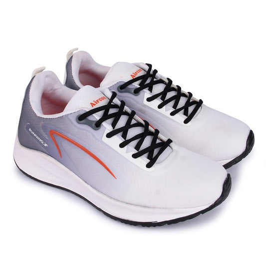 HYBRID-2 Sports Running Casual Shoes For Men -Grey, 10