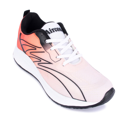 AIRCON HYBRID-17 Sports Running Shoes Casuals For Men (Black, Orange , 7)