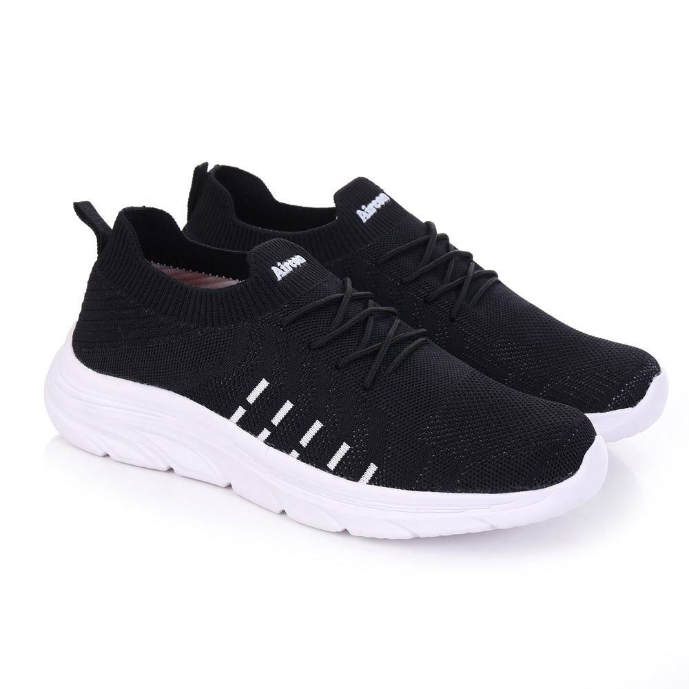 Men's Range-74 Sports Walking Running Casual Stylish Comfortable Shoes Casuals For Men (Black , 6)