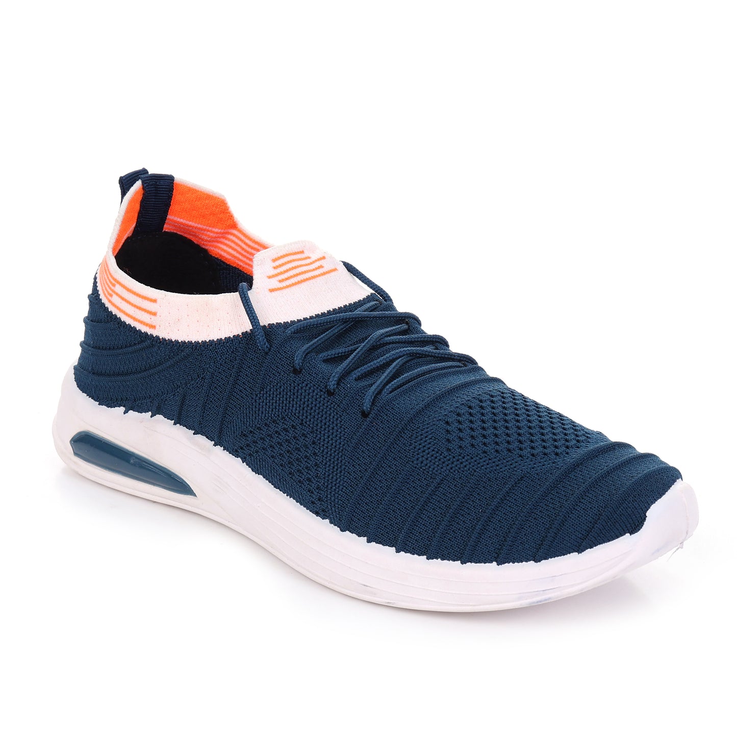 Gadar-3 Men's Sports Running Walking Casual Stylish & Lightweight Shoes Casuals For Men (Navy, Blue, White , 6)