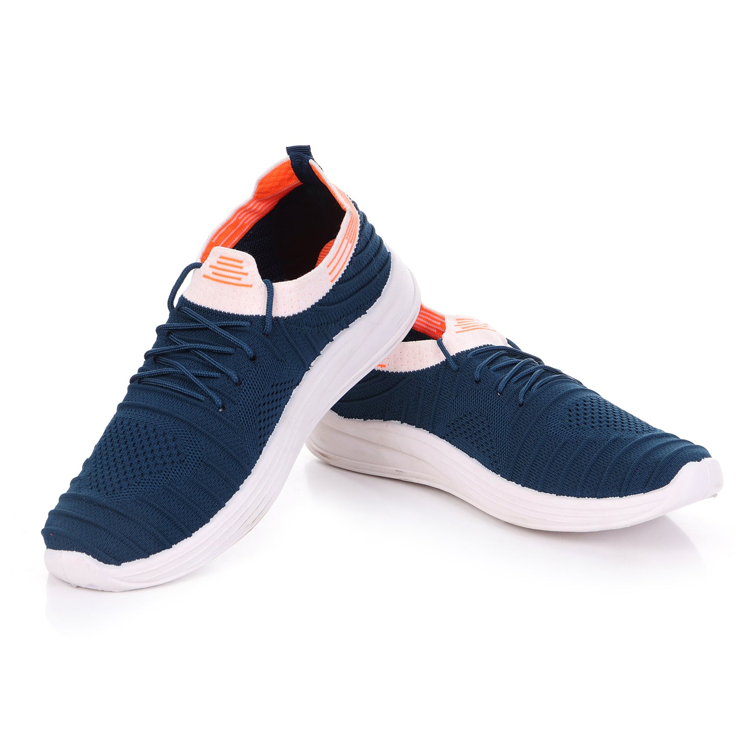 Gadar-3 Men's Sports Running Walking Casual Stylish & Lightweight Shoes Casuals For Men (Navy, Blue, White , 6)