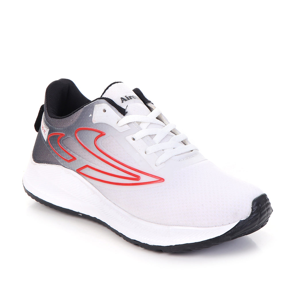 AIRCON HYBRID-6 Sports Running Shoes Casuals For Men (Navy, Blue, Red , 10)