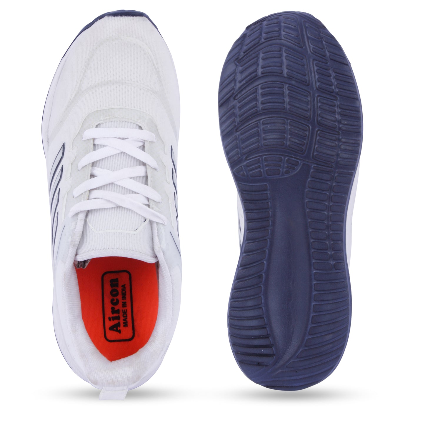 Stylish Light Weight Eva Sports Shoe For Men Running Shoes Casuals For Men (White , 9)