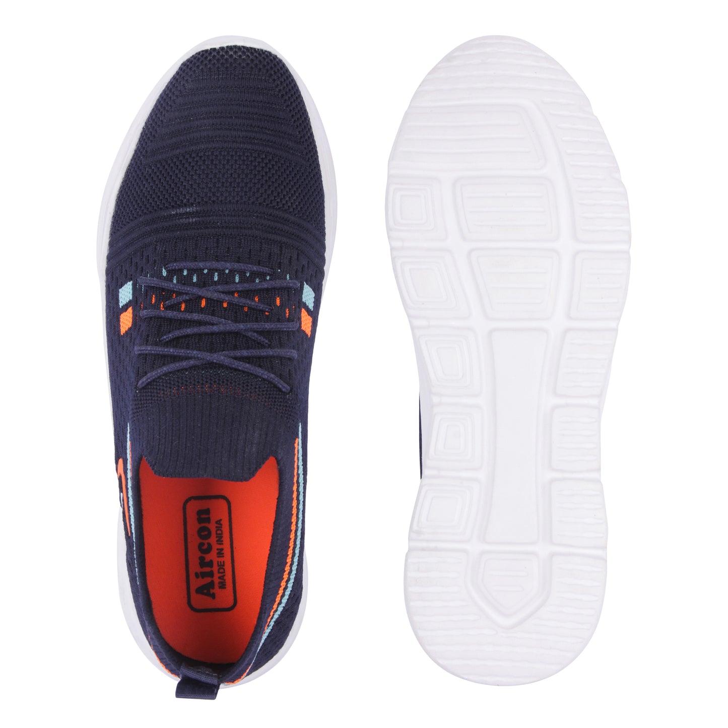 AIRCON Stylish Light Weight Eva Sports Shoe Casuals For Men - Range 22 - (Navy, Blue , 9)